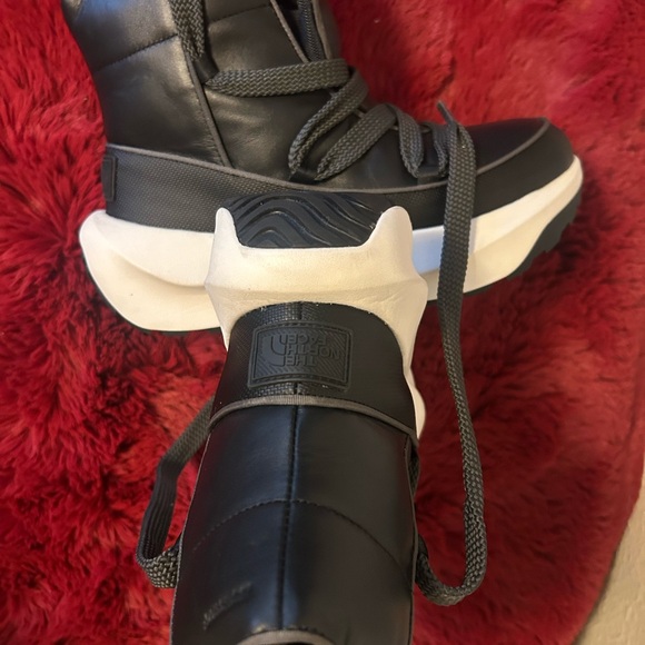 The North Face Black and Gray High-Top Sneakers - Picture 6 of 8